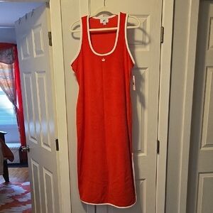 Juicy Couture Red Midi Dress with White Trim.  ❤️   SIZE L
